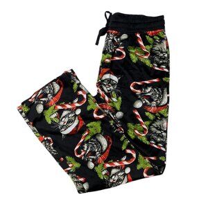 Mad Engine, Men's Christmas Cat Pajamas/lounging pants, Large
